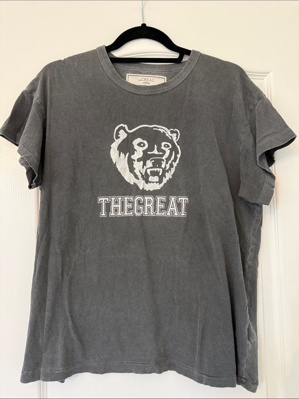 THE GREAT. Boxy Crew Neck Tee